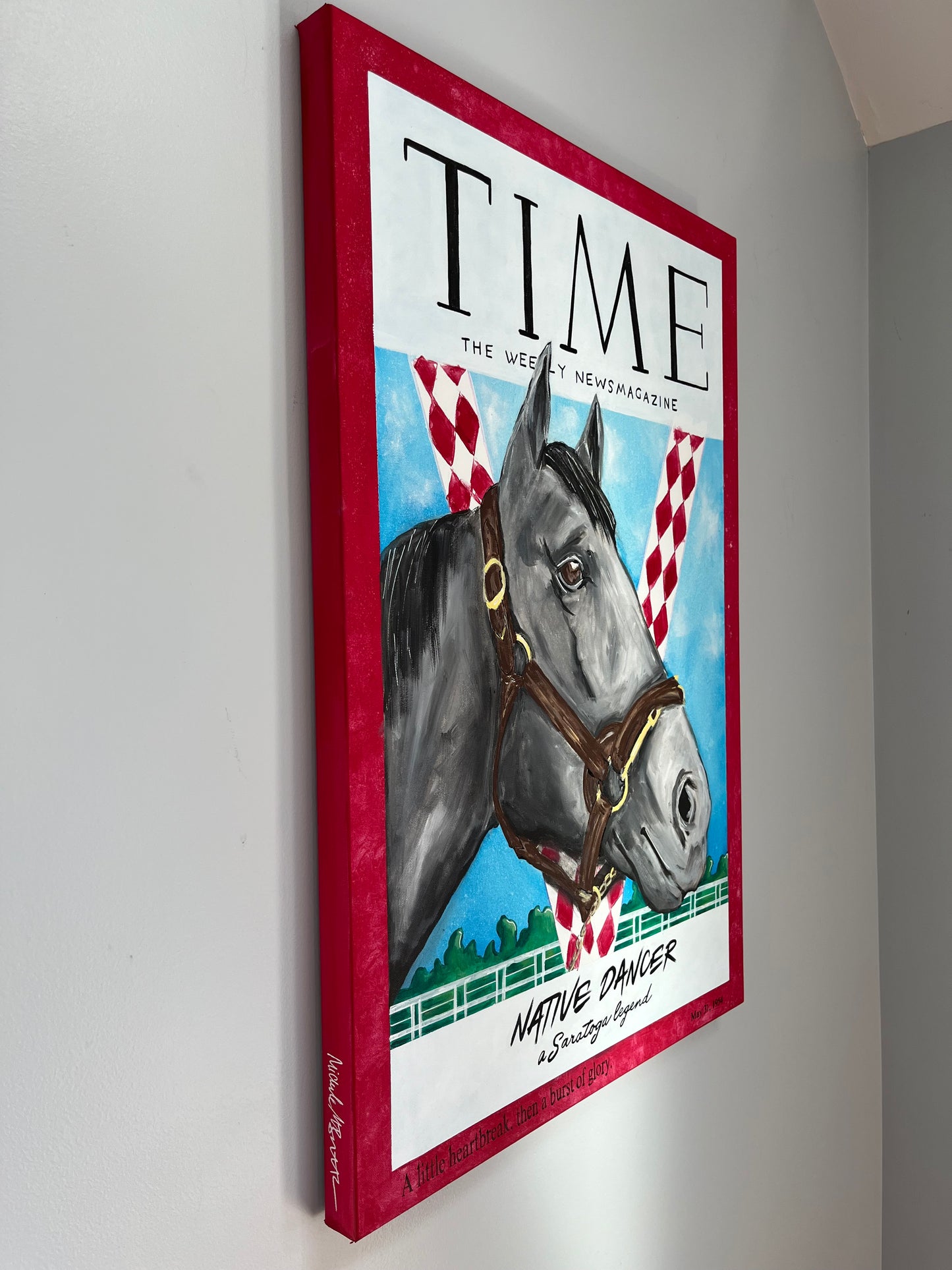 Native Dancer TIME Cover Original Painting