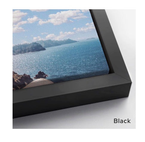 Golden Moment Framed Canvas Print