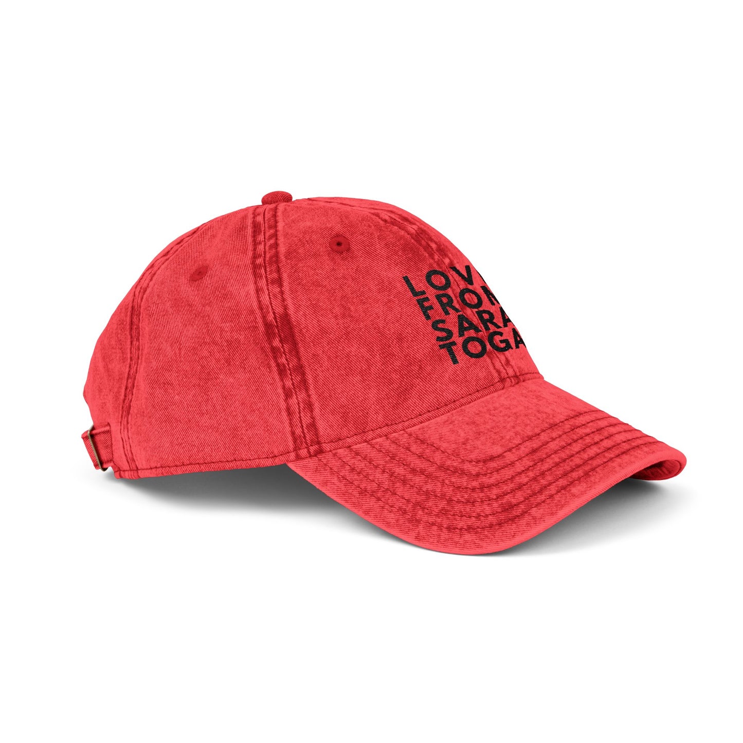 LOVE FROM SARATOGA Vintage Cap (Embroidery)