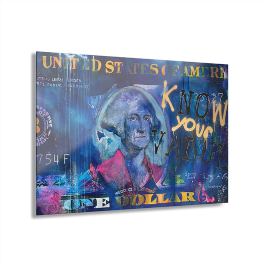 kNOw Your Value XL Acrylic Print