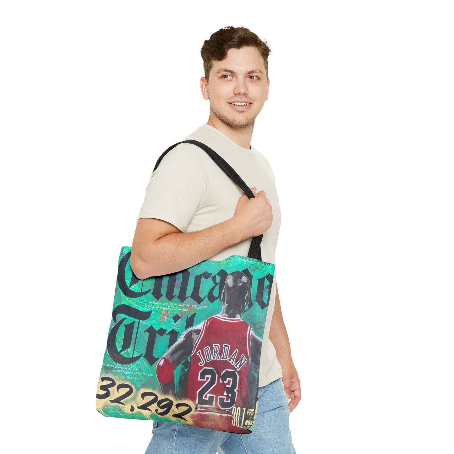 Read Between the (head)Lines Tote Bag 18"x18"