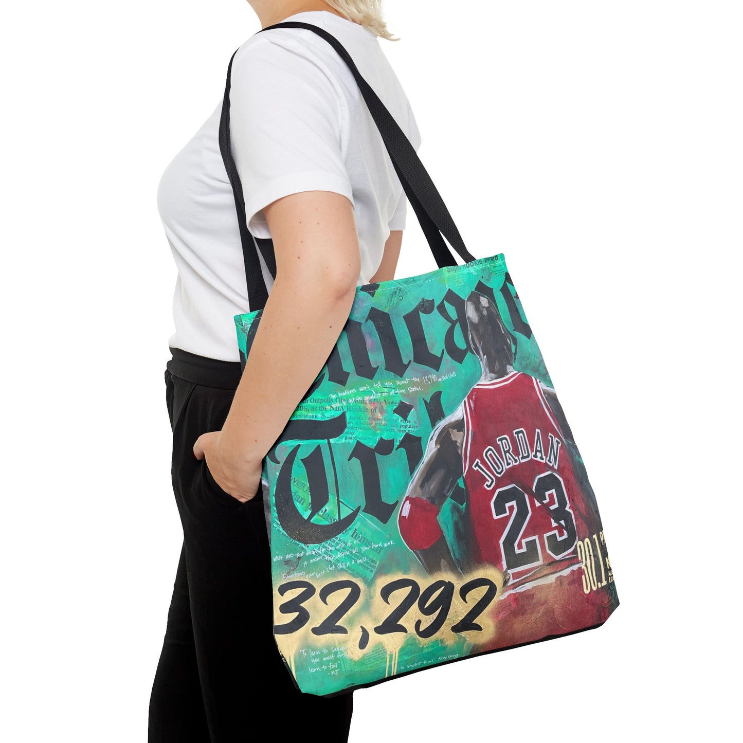 Read Between the (head)Lines Tote Bag 18"x18"