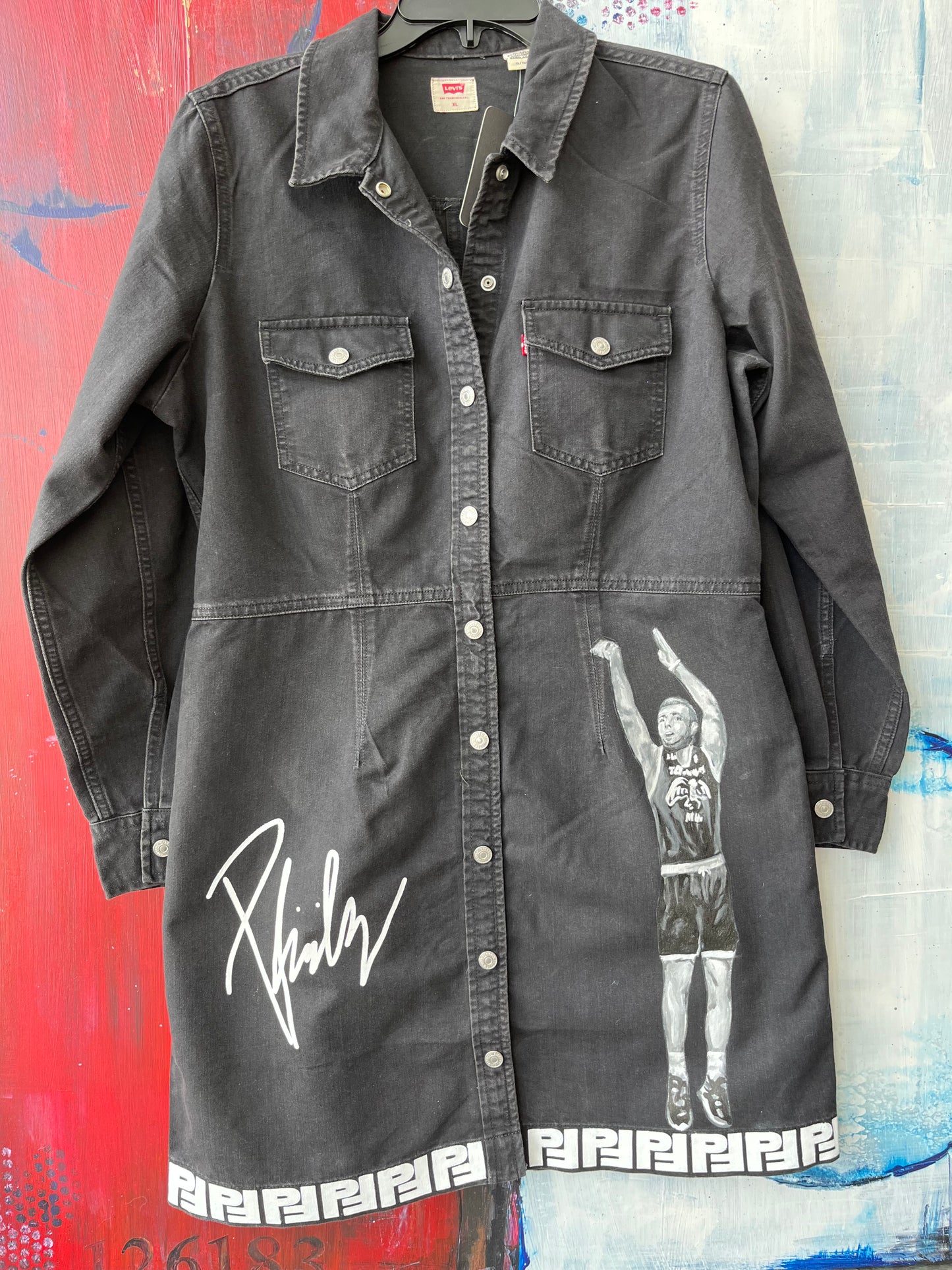 DEPOSIT Hand Painted Portrait Jacket