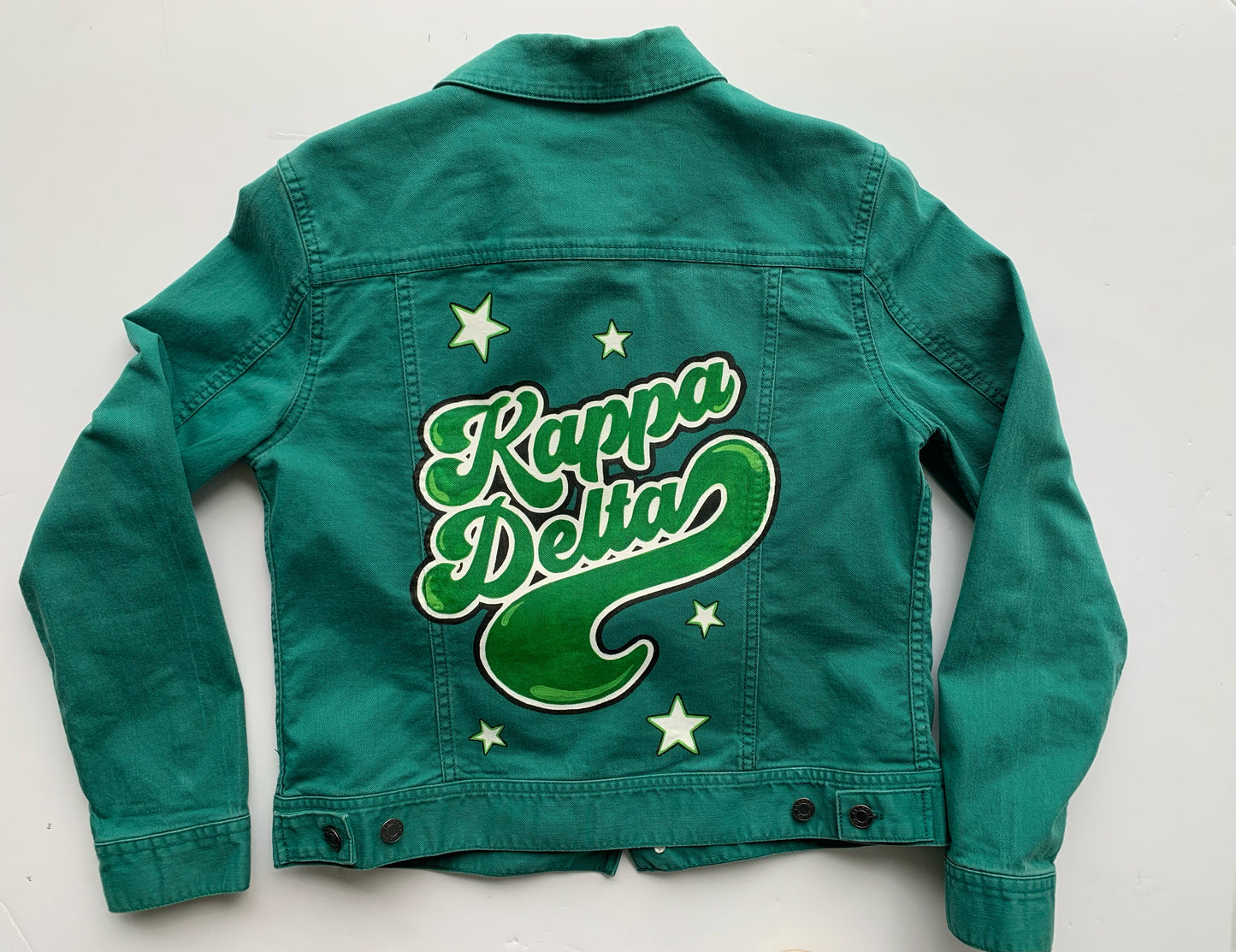 Name & Number or Simple Lettering Hand Painted Jacket