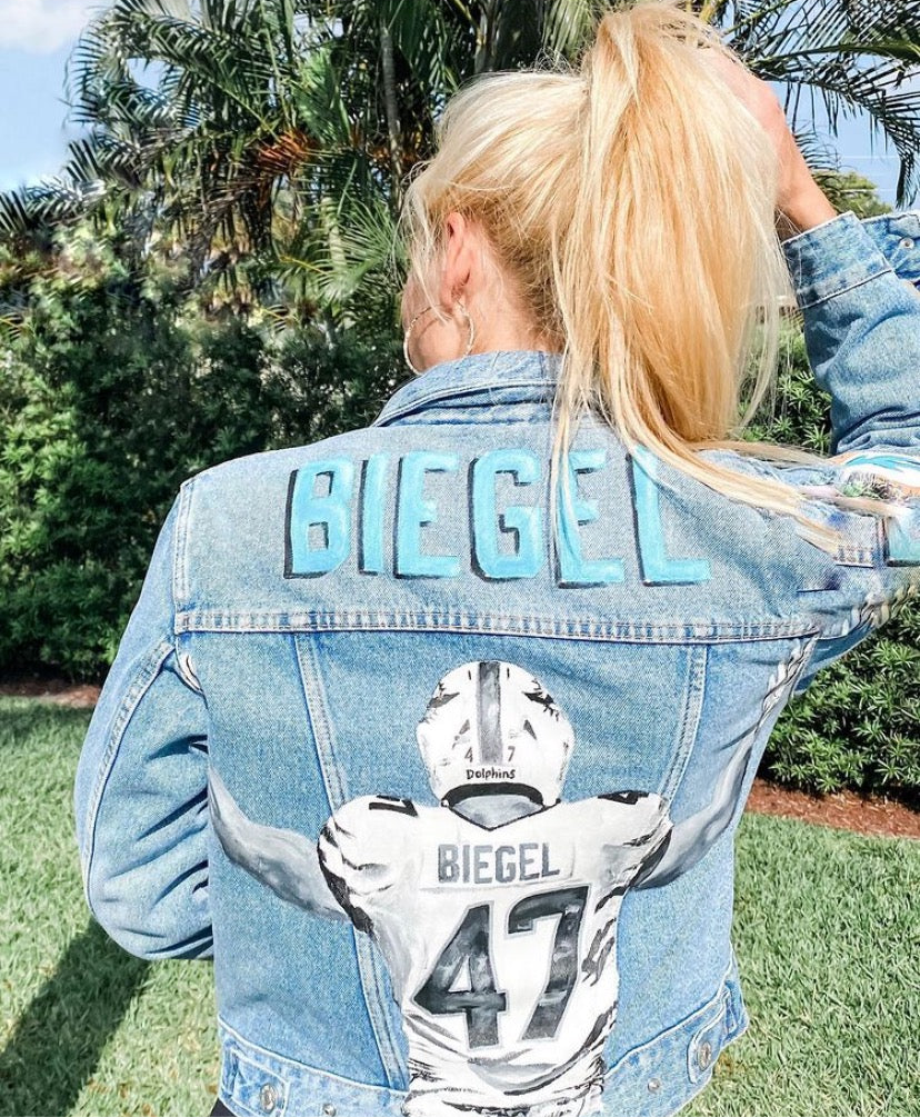 DEPOSIT Hand Painted Portrait Jacket