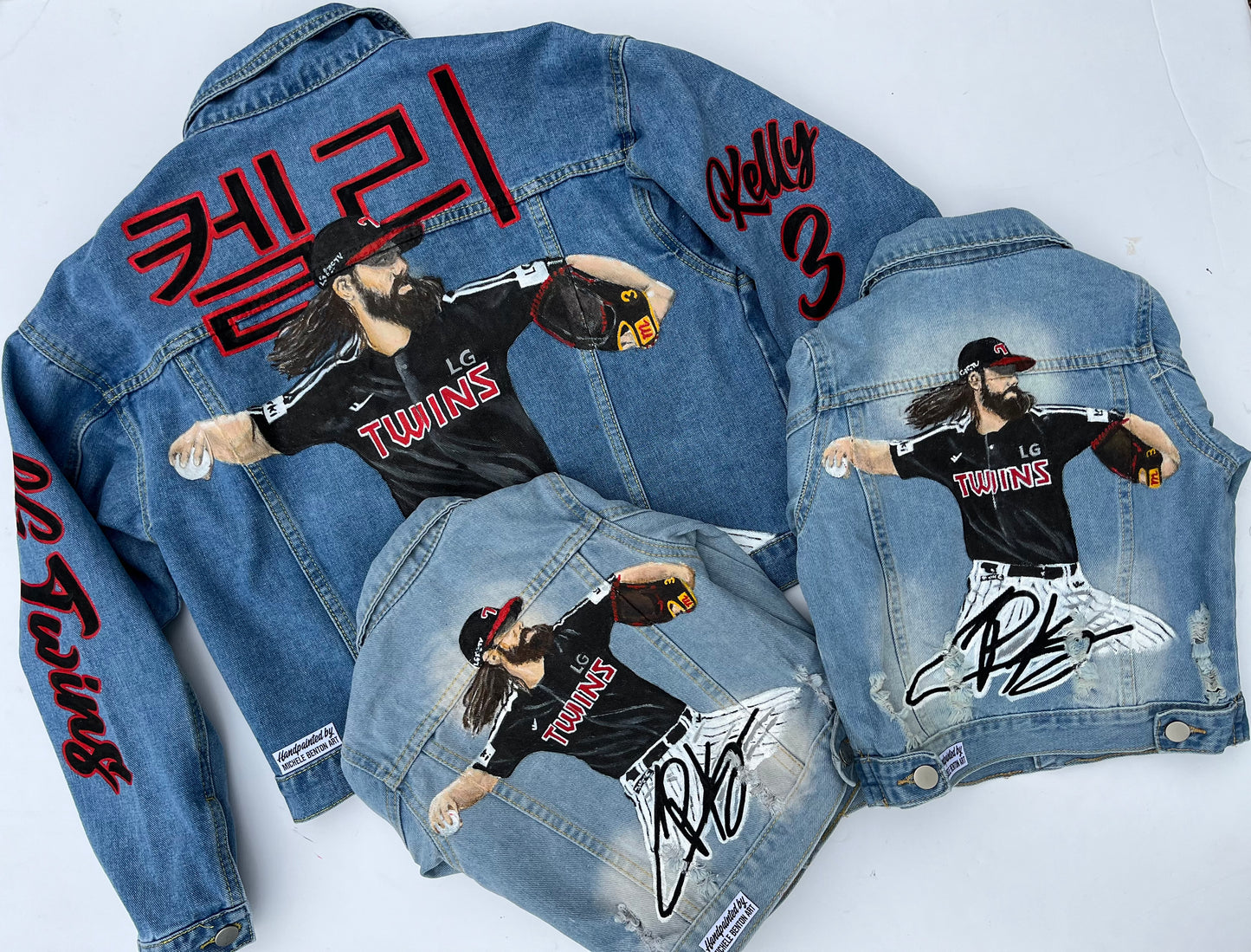 DEPOSIT Hand Painted Portrait Jacket