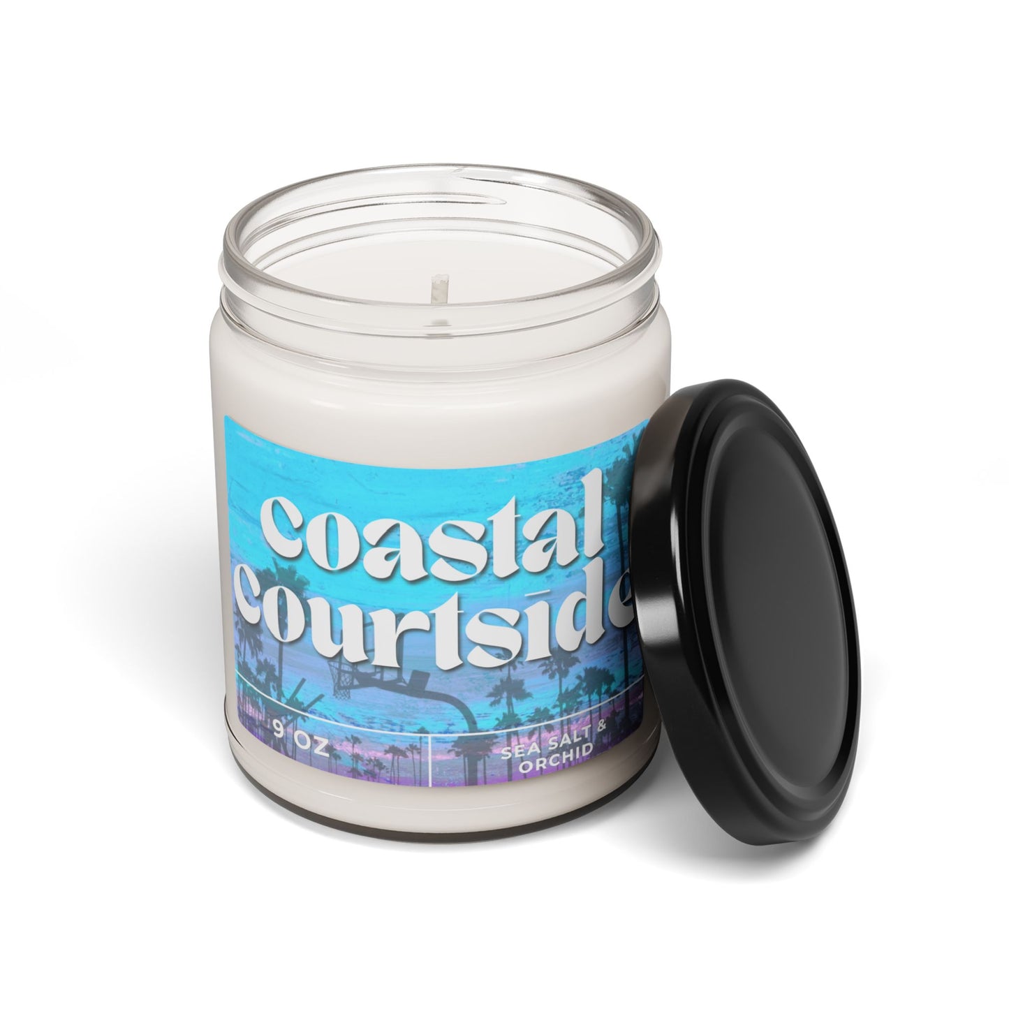 Coastal Courtside Sea Salt & Orchid Scented Soy Candle, 9oz