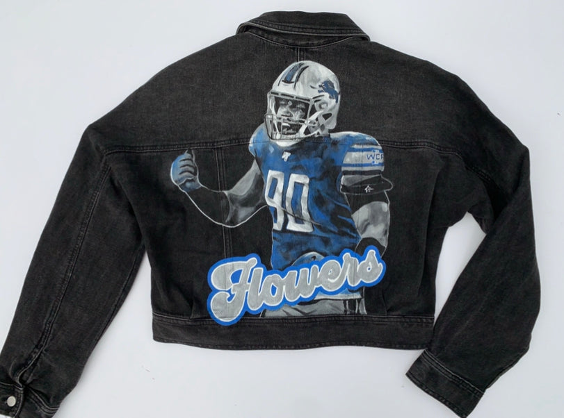 DEPOSIT Hand Painted Portrait Jacket