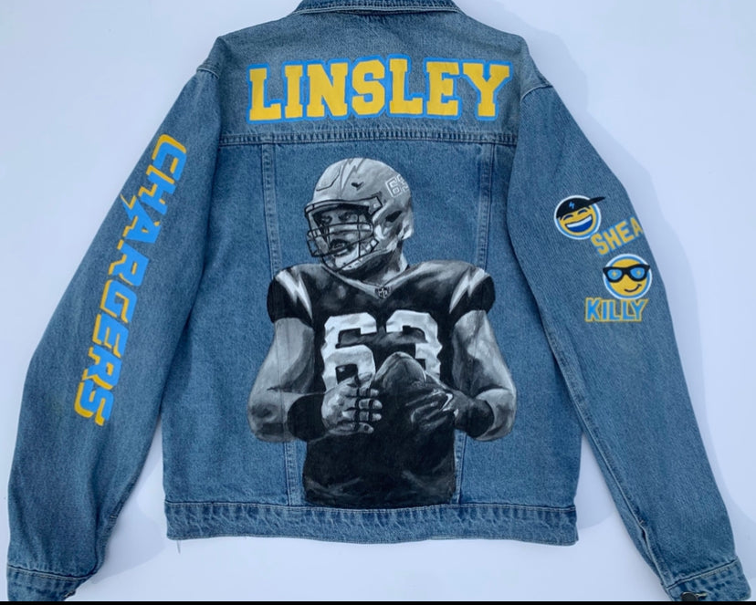 DEPOSIT Hand Painted Portrait Jacket