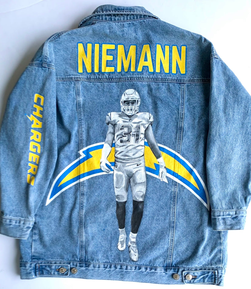 DEPOSIT Hand Painted Portrait Jacket