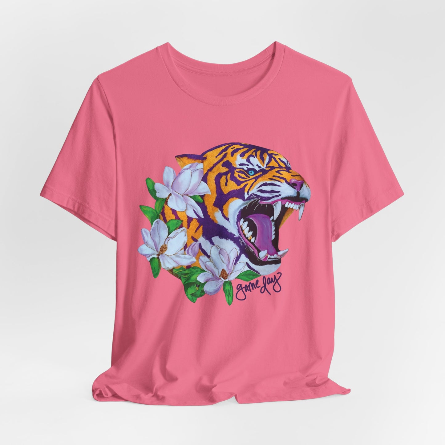 Game Day Roaring Tiger + Magnolias Short Sleeve Tee