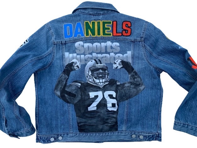 DEPOSIT Hand Painted Portrait Jacket