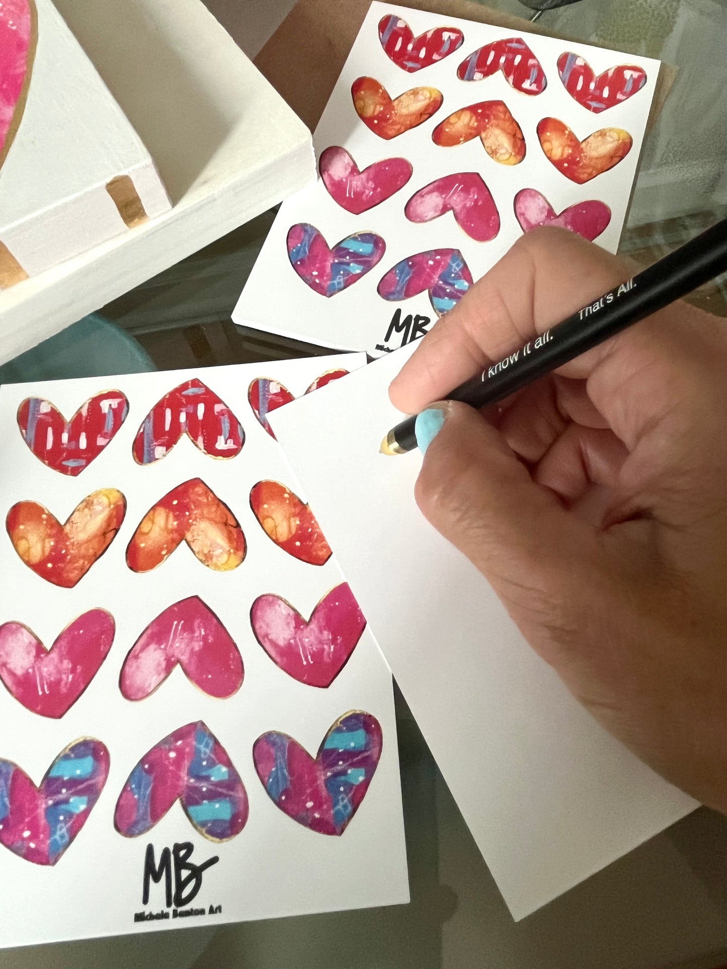 Have a HeART Flat Notecards (pack of 5)