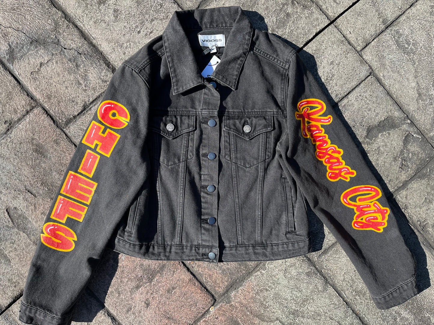 Name & Number or Simple Lettering Hand Painted Jacket