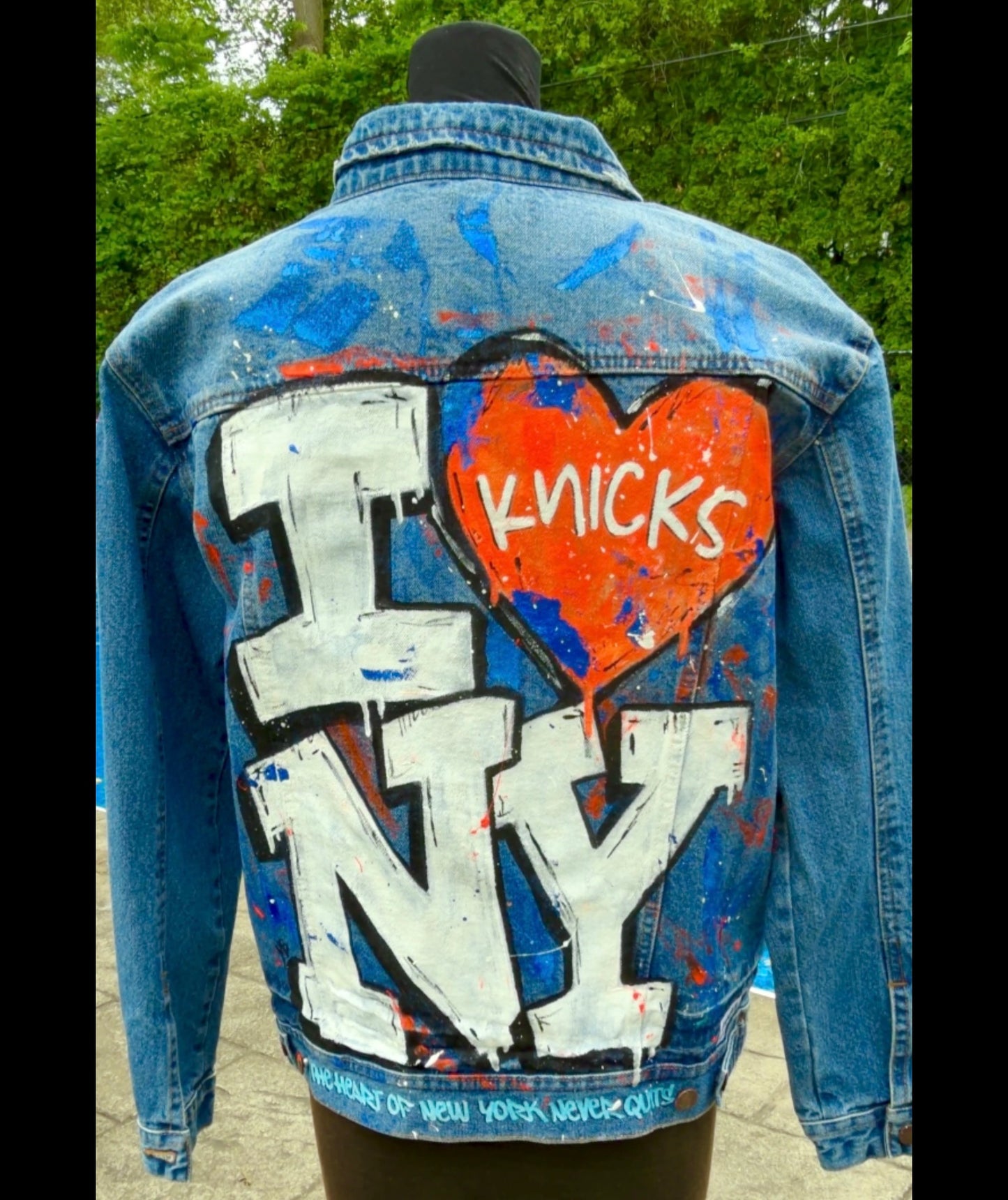 Custom Hand Painted NEW YORK Jacket DEPOSIT