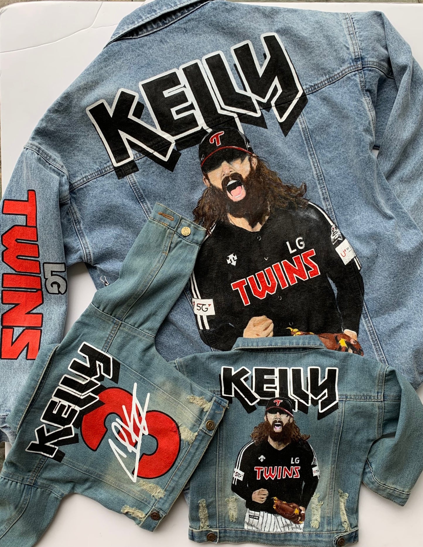 DEPOSIT Hand Painted Portrait Jacket