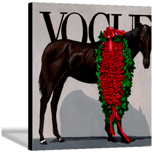 VOGUE Stretched Canvas Print
