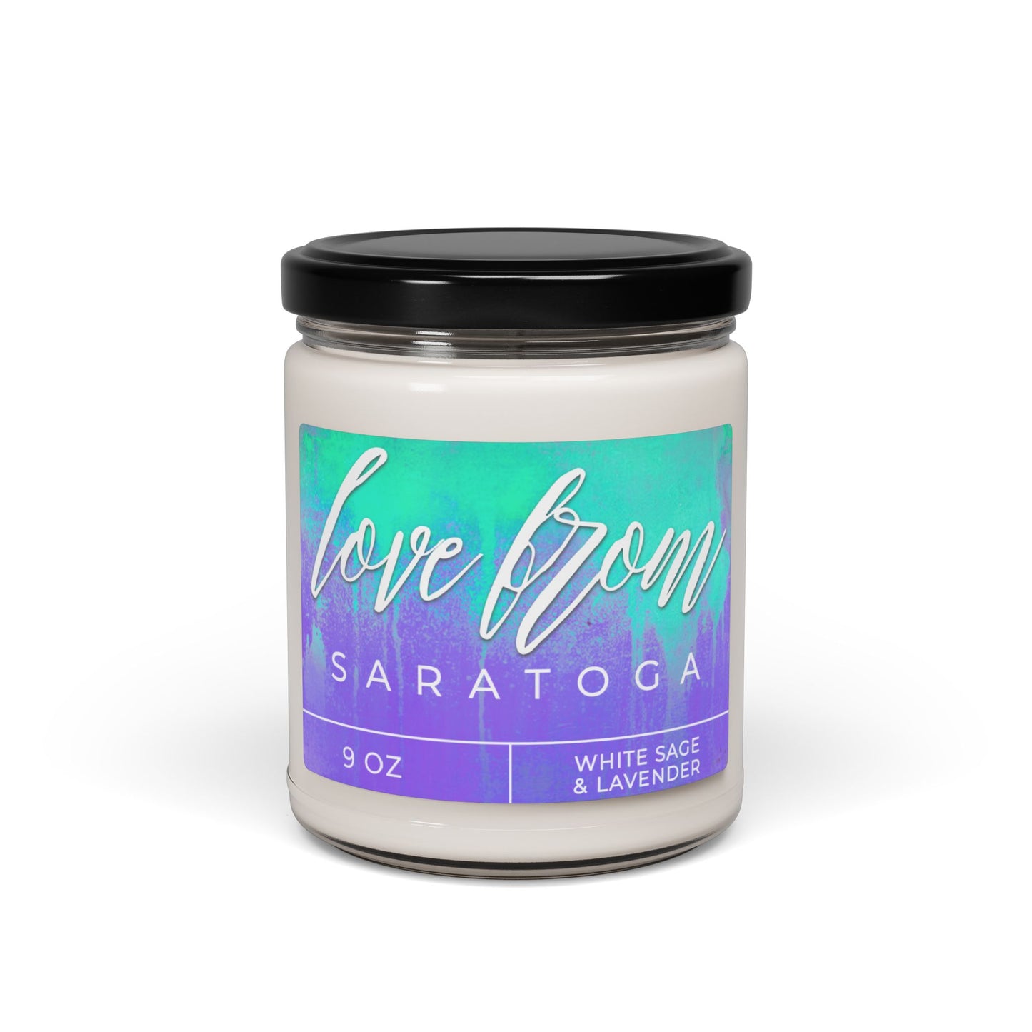 Love From Saratoga Scented Soy Candle, 9oz