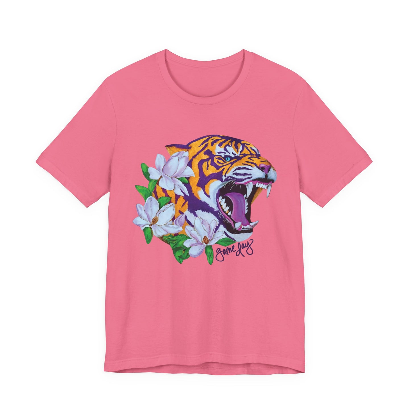 Game Day Roaring Tiger + Magnolias Short Sleeve Tee