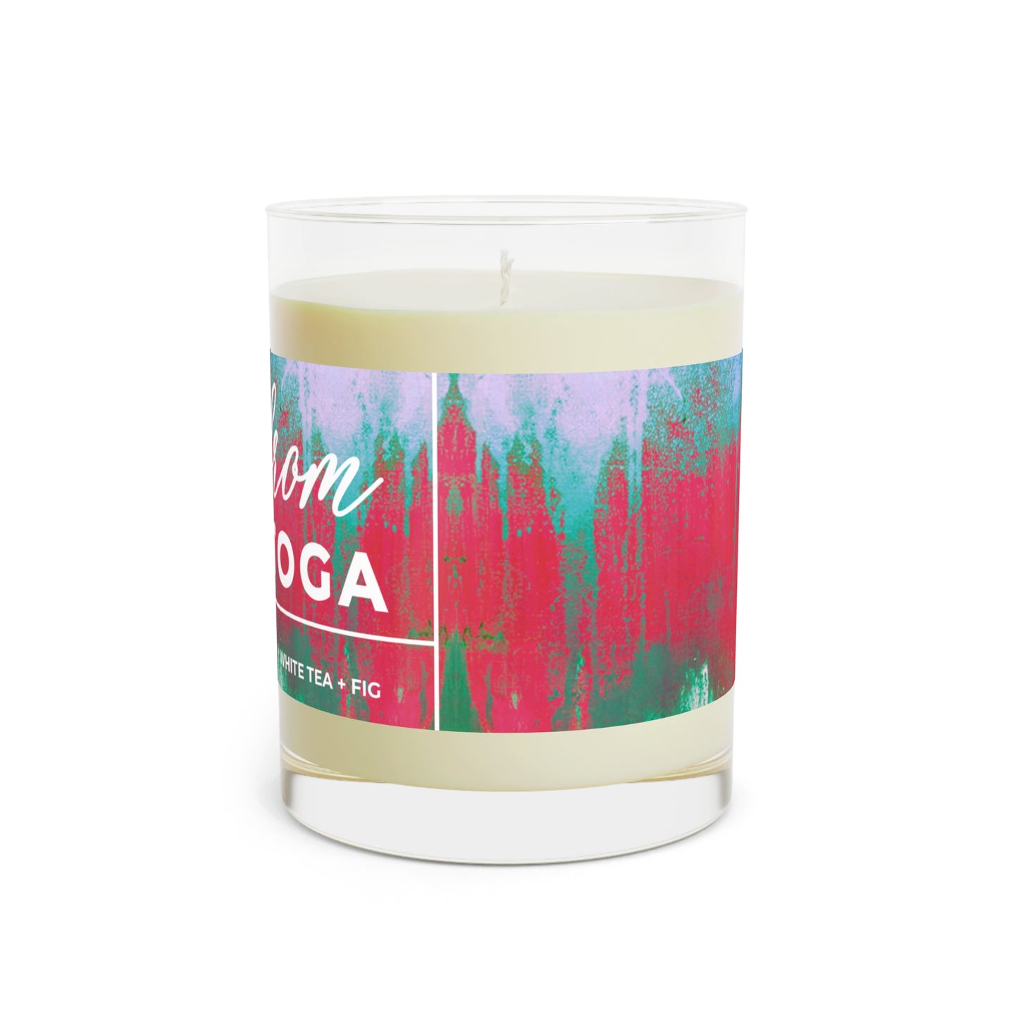 Copy of Copy of Love From Michele Benton Art White Tea + Fig Scented Candle - Full Glass, 11oz