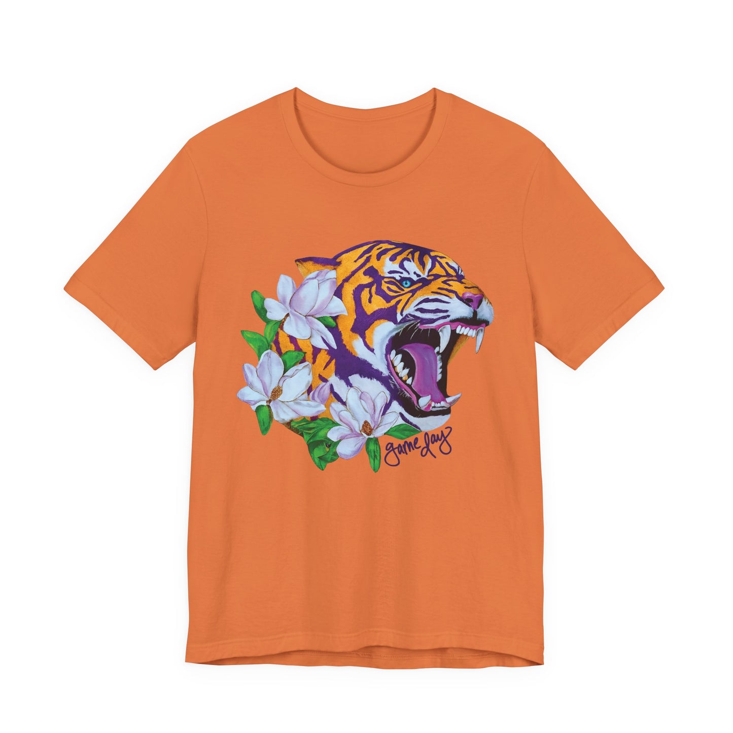Game Day Roaring Tiger + Magnolias Short Sleeve Tee