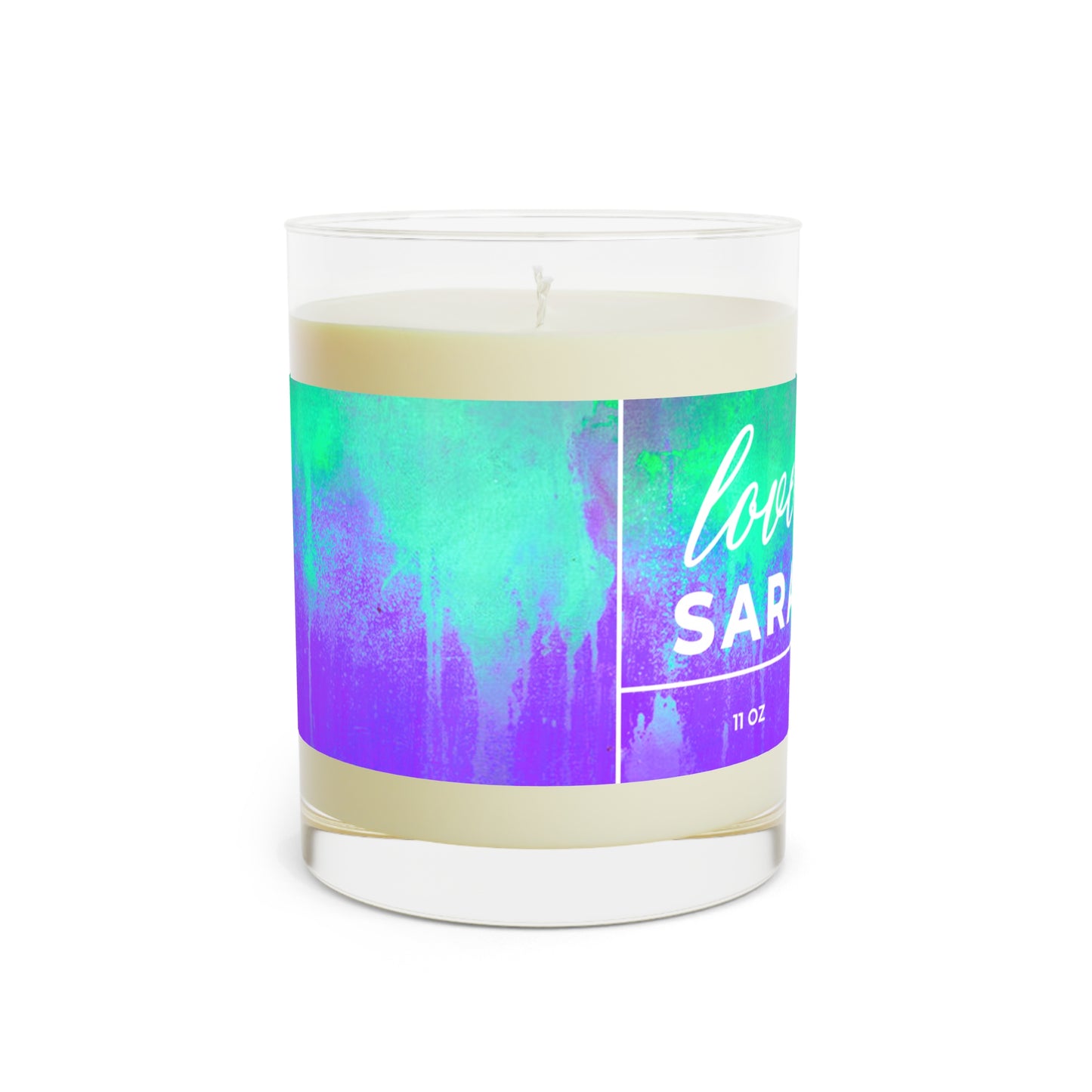 Copy of Copy of Love From Michele Benton Art White Tea + Fig Scented Candle - Full Glass, 11oz