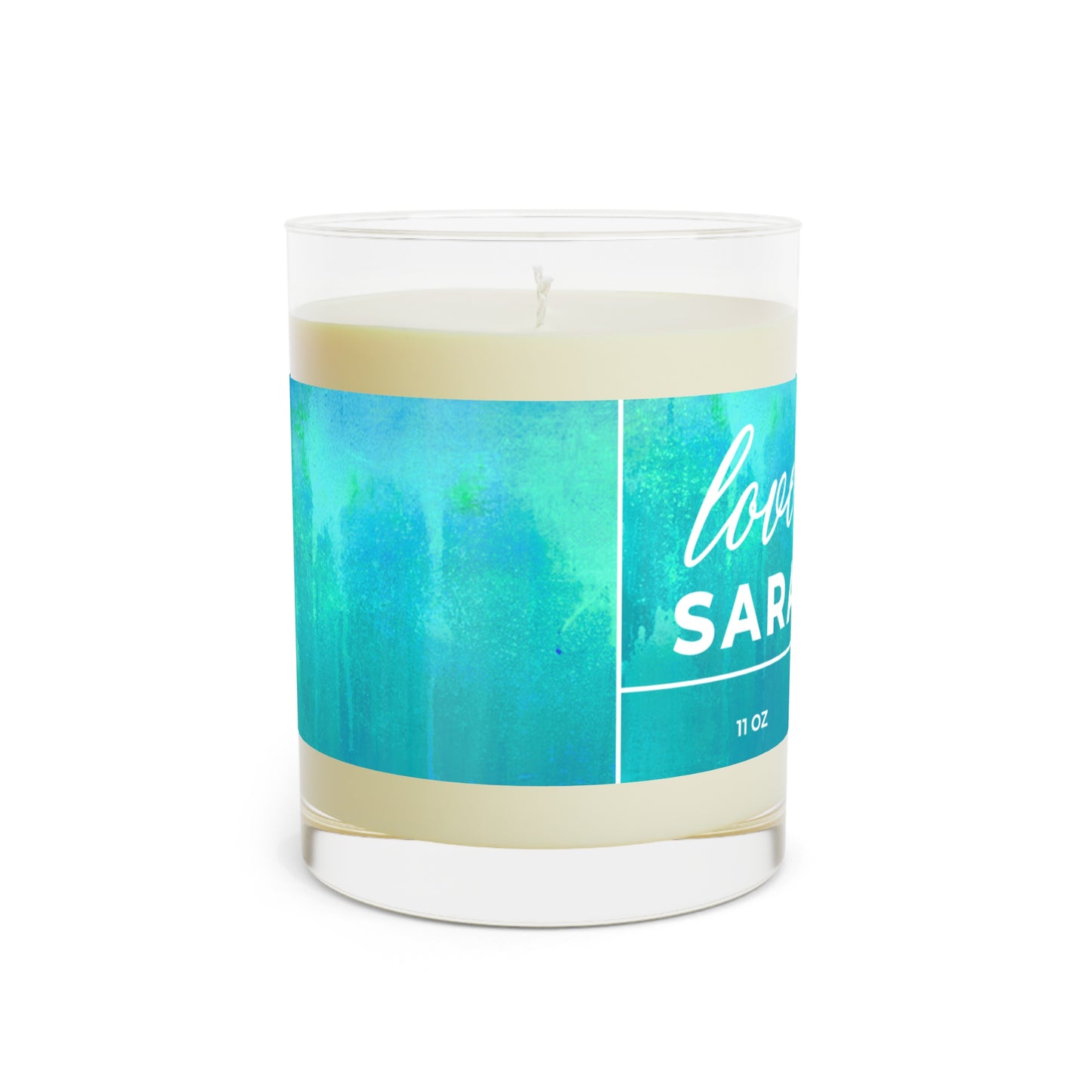 Copy of Copy of Love From Michele Benton Art White Tea + Fig Scented Candle - Full Glass, 11oz