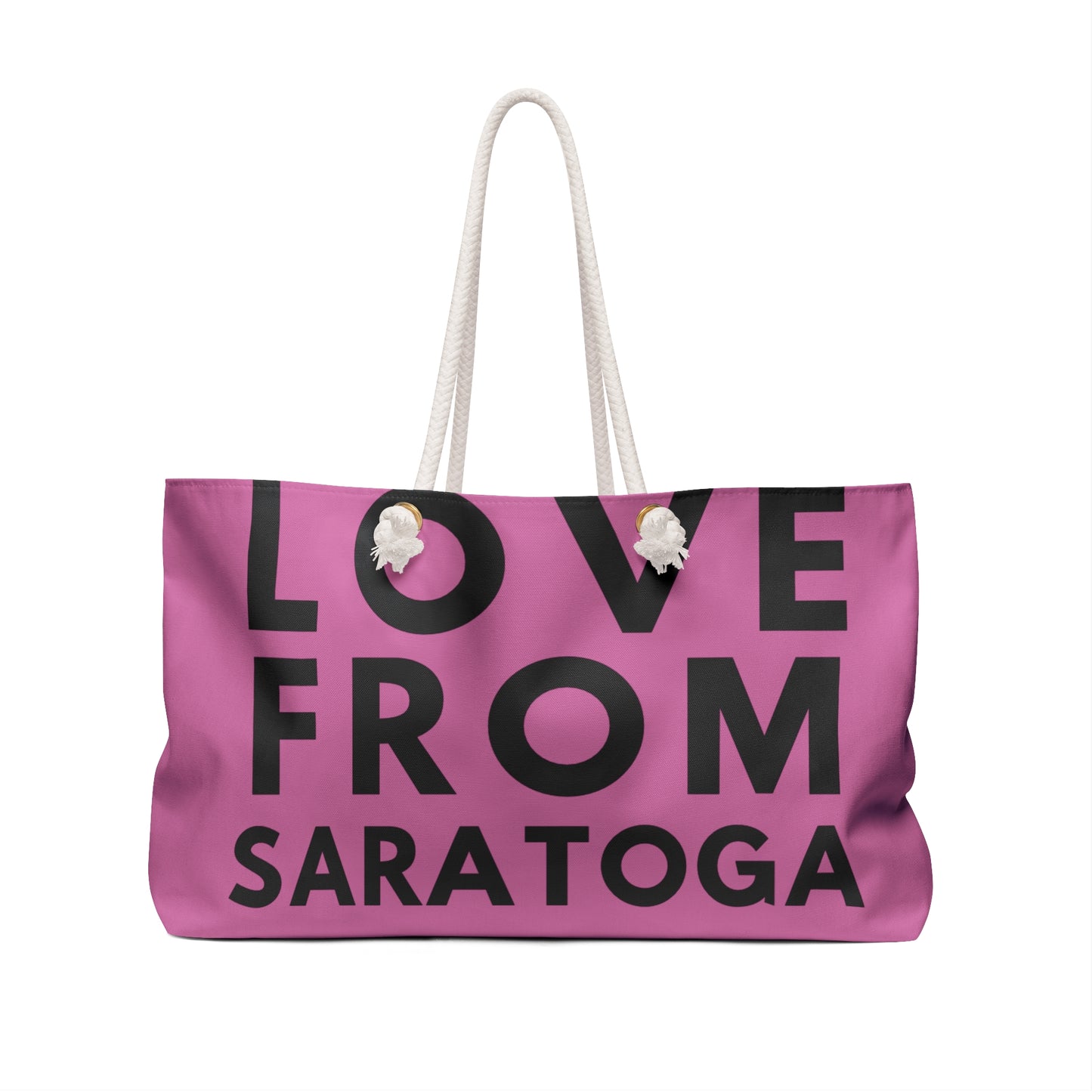 Copy of Love From Saratoga Weekender Bag – Stylish Travel Tote for Weekend Getaways