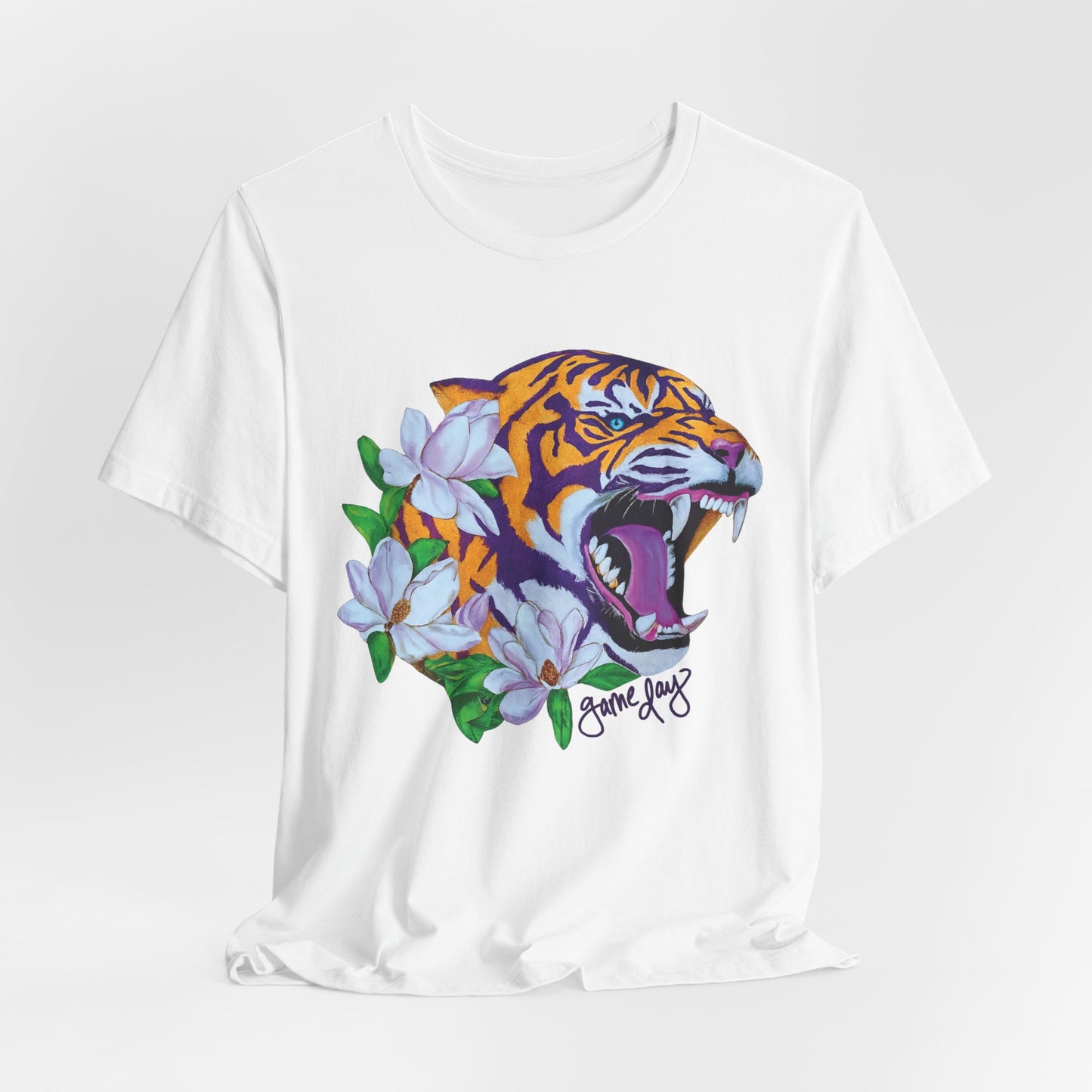 Game Day Roaring Tiger + Magnolias Short Sleeve Tee