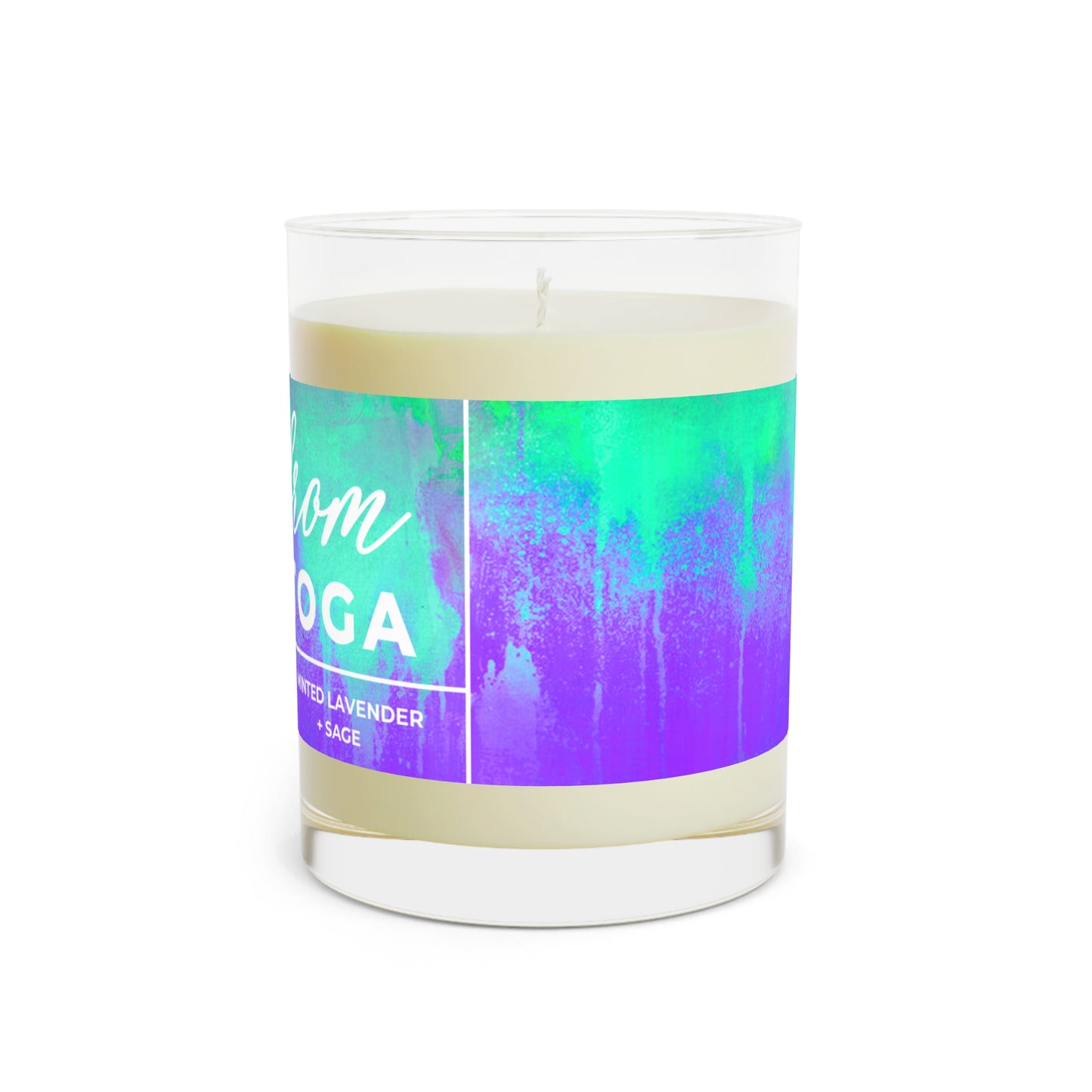 Copy of Copy of Love From Michele Benton Art White Tea + Fig Scented Candle - Full Glass, 11oz