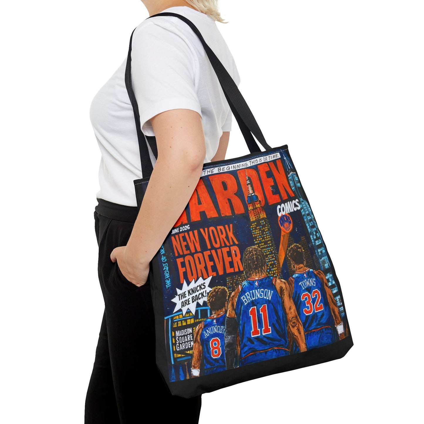 New York Forever Tote Bag — Knicks Basketball Fans