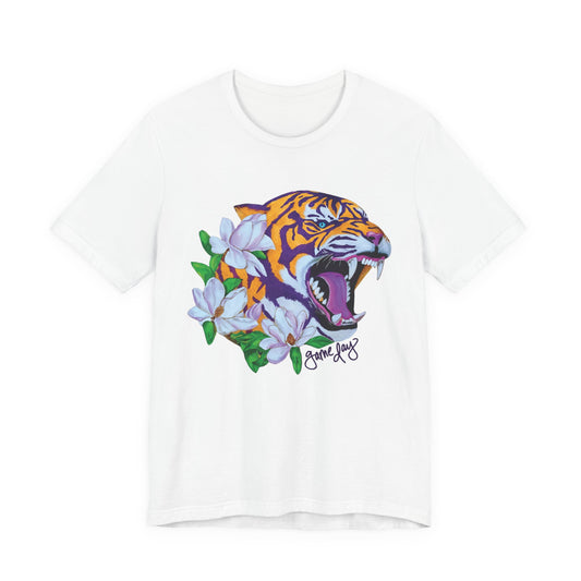 Game Day Roaring Tiger + Magnolias Short Sleeve Tee