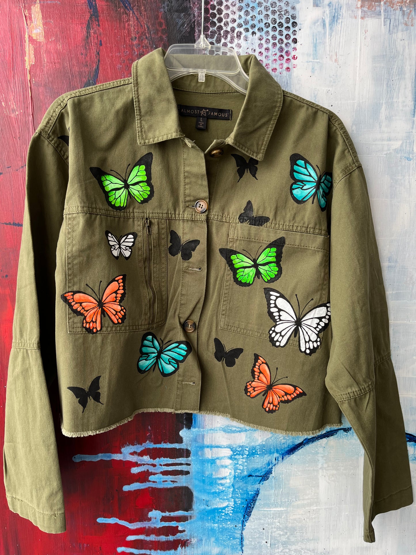 DEPOSIT (Mostly) ANY DESIGN Hand Painted Jacket