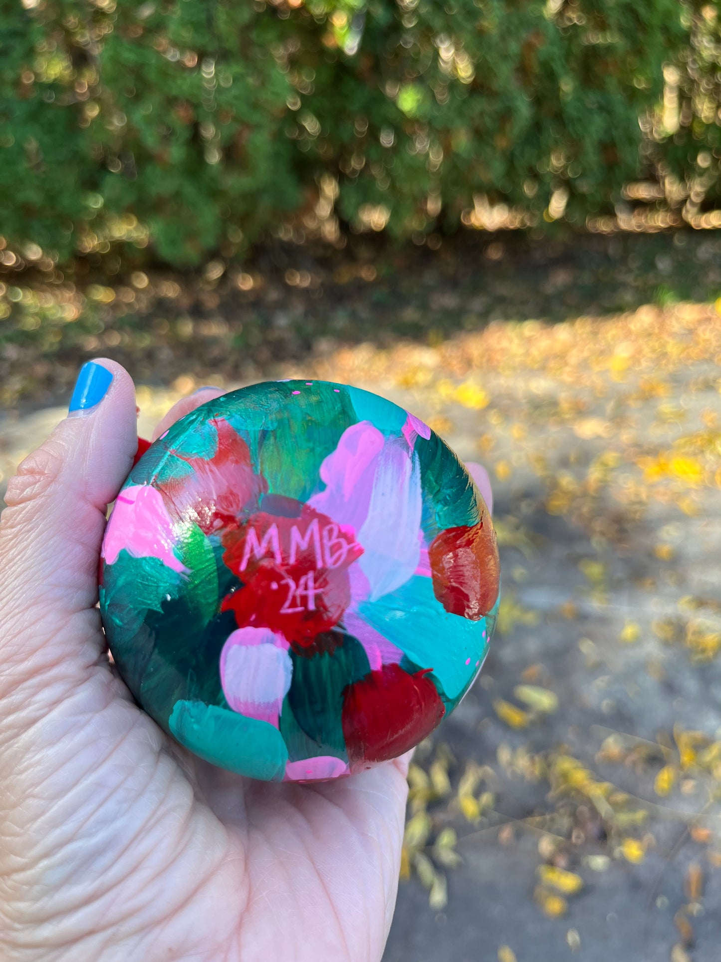 Hand Painted Christmas Ornament #9