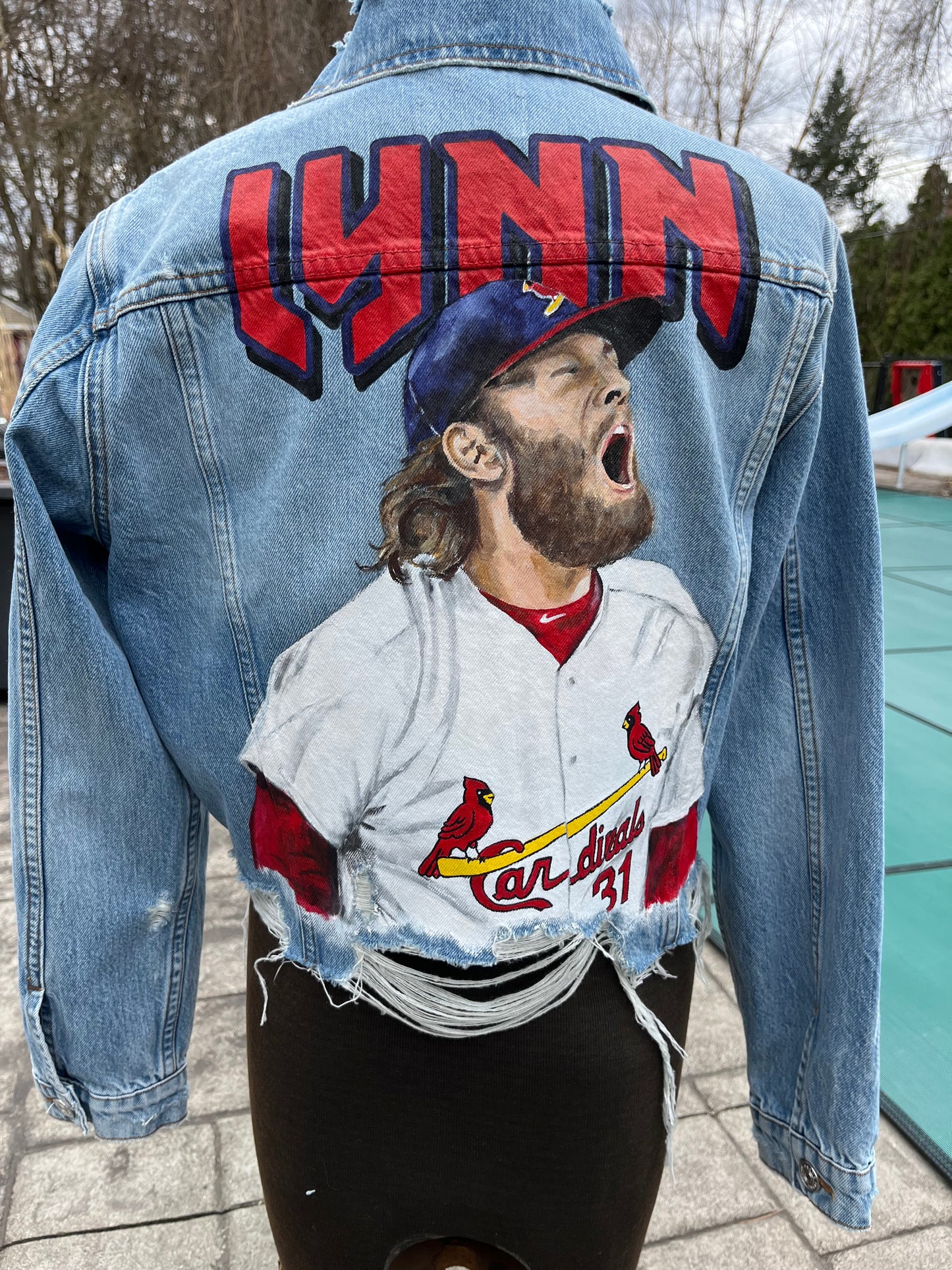 DEPOSIT Hand Painted Portrait Sports Jacket