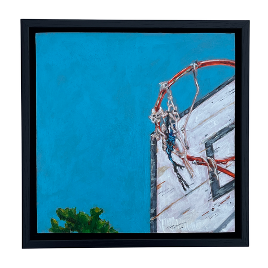 "Backyard Dreams" Framed Original Painting