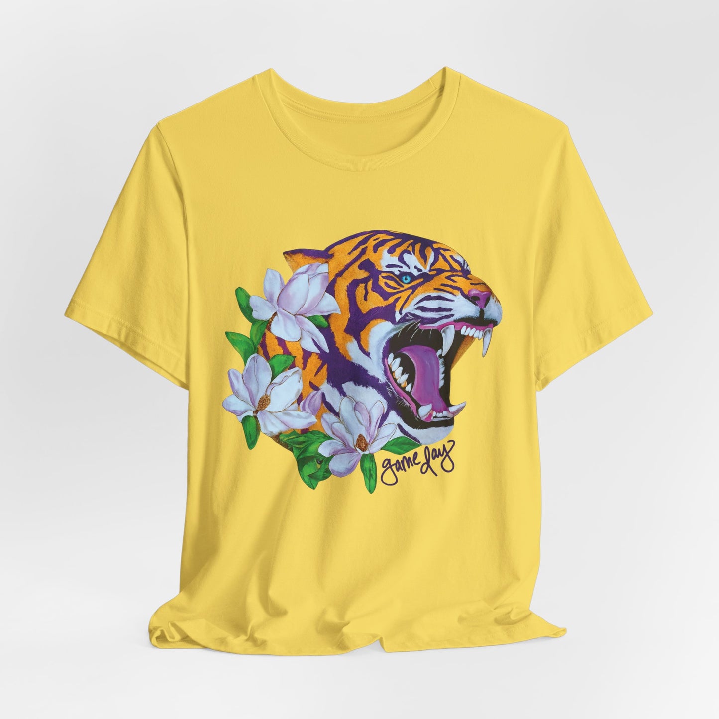 Game Day Roaring Tiger + Magnolias Short Sleeve Tee