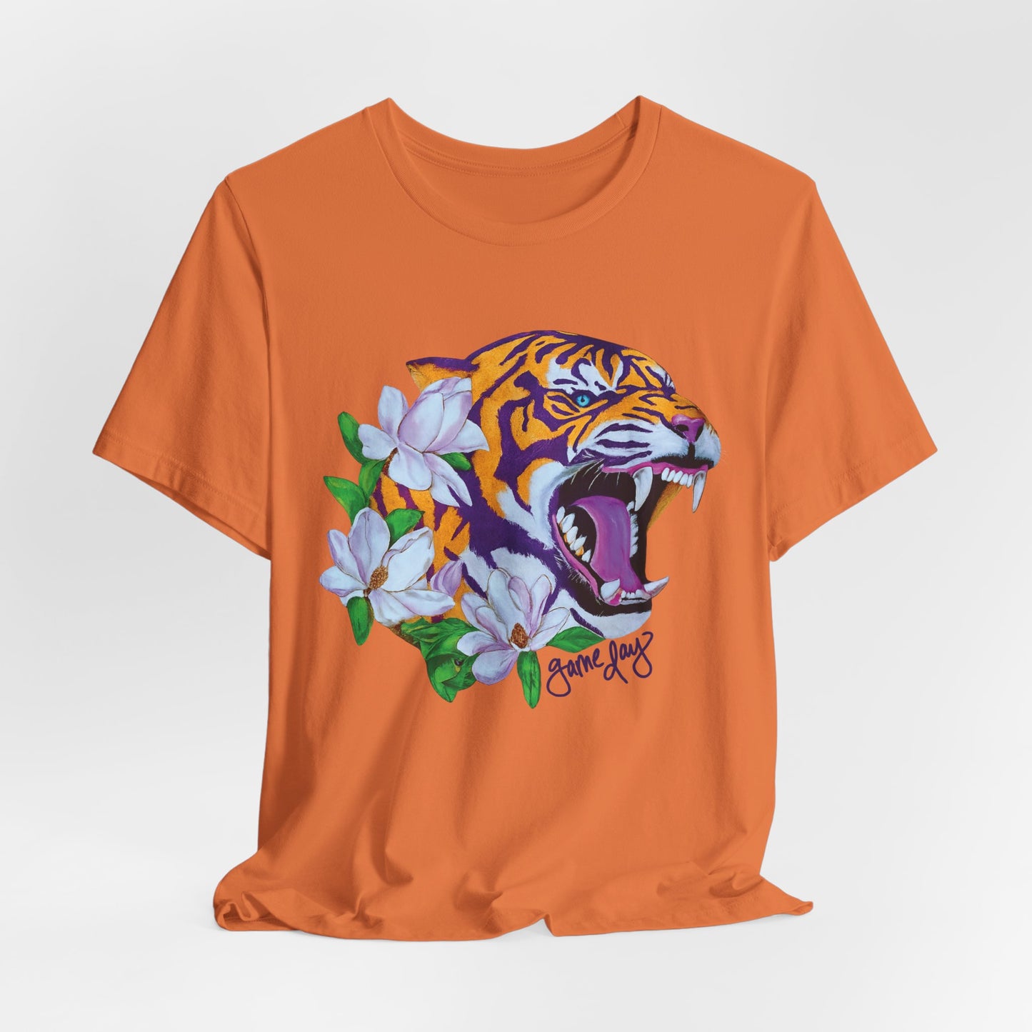 Game Day Roaring Tiger + Magnolias Short Sleeve Tee
