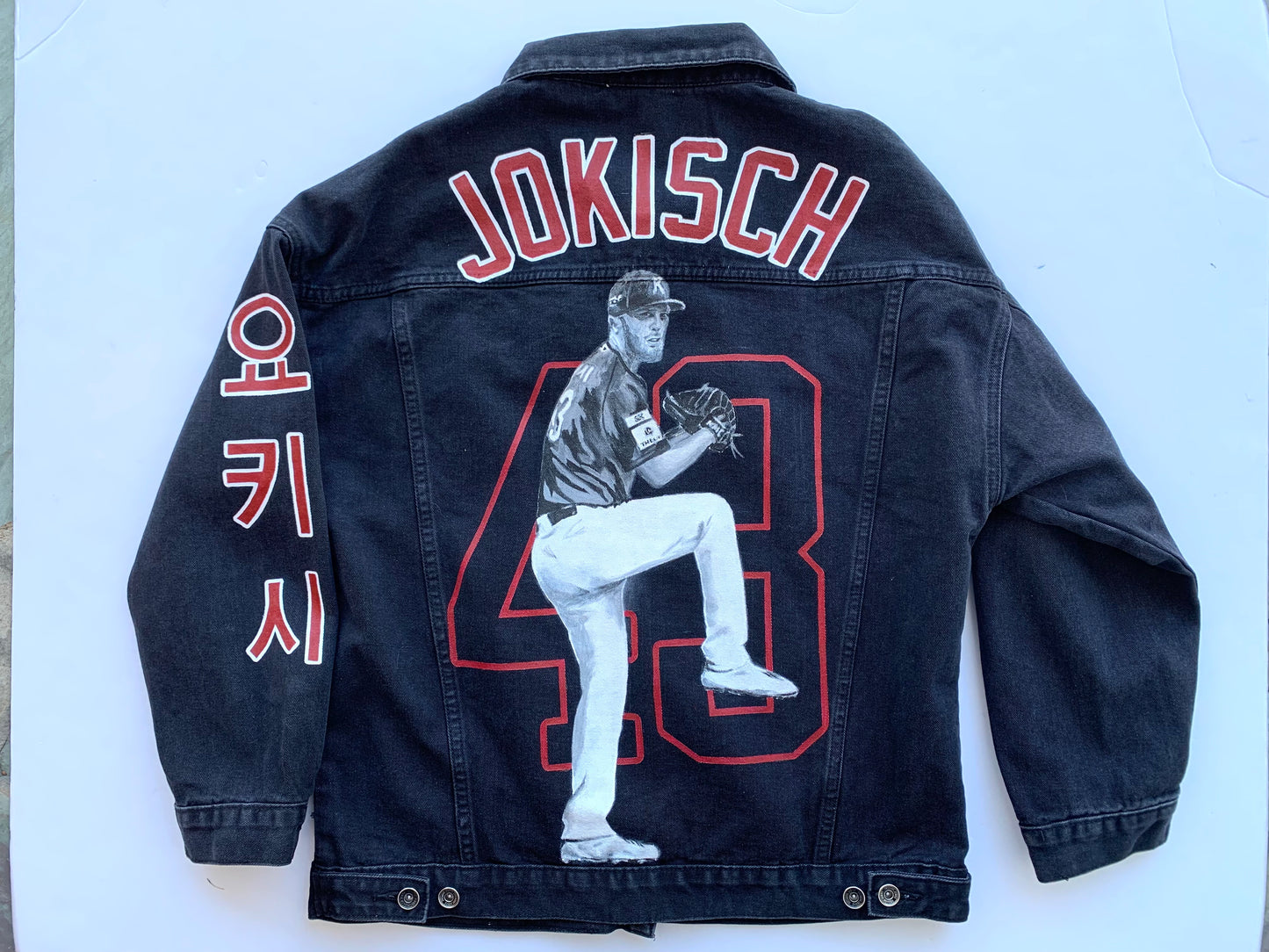 DEPOSIT Hand Painted Portrait Sports Jacket