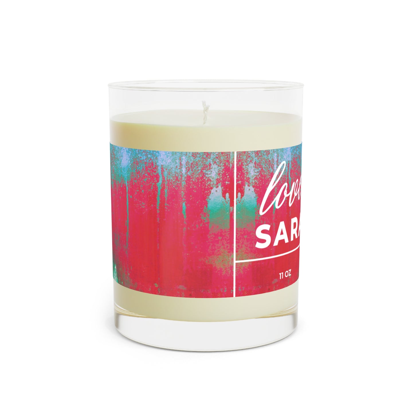 Copy of Copy of Love From Michele Benton Art White Tea + Fig Scented Candle - Full Glass, 11oz