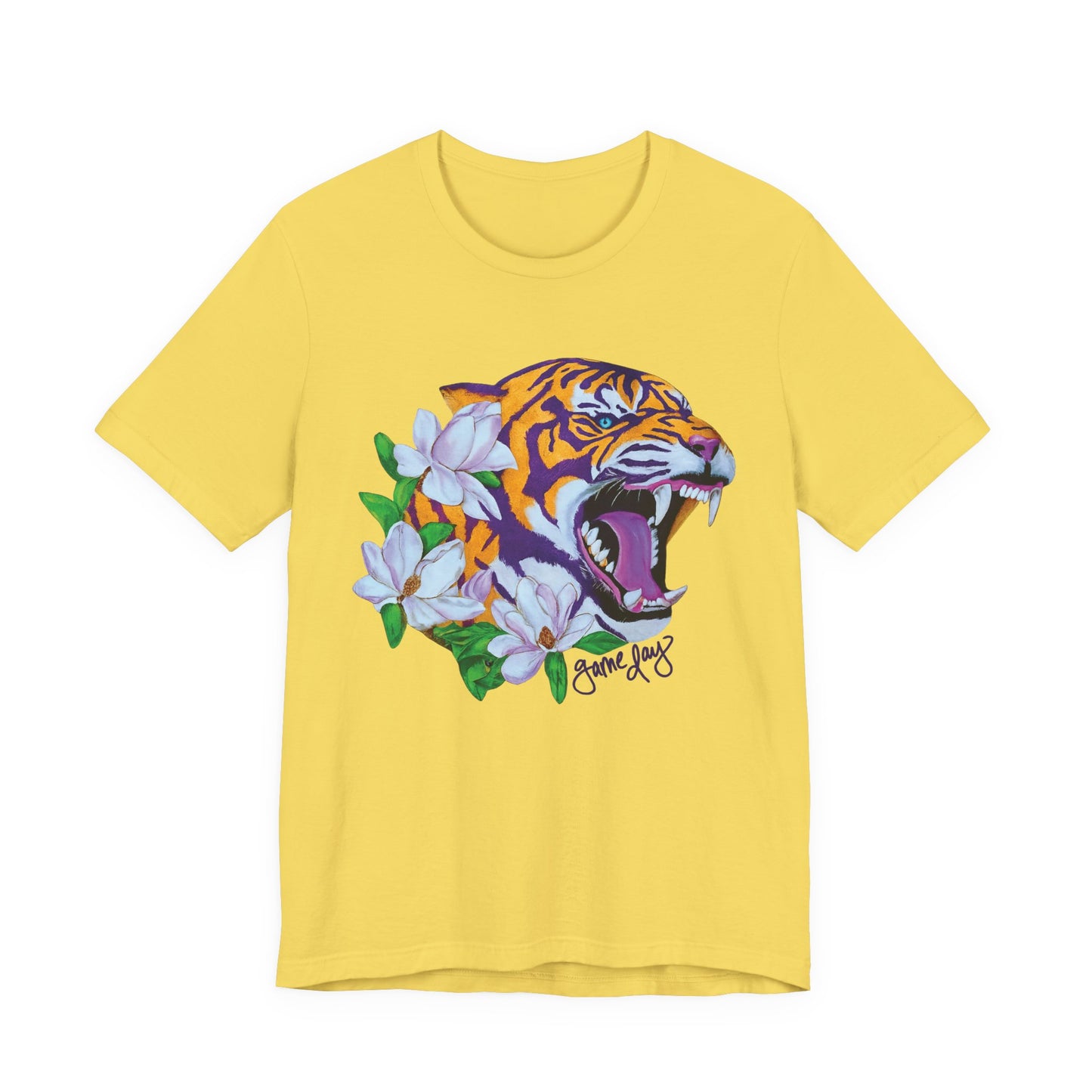 Game Day Roaring Tiger + Magnolias Short Sleeve Tee