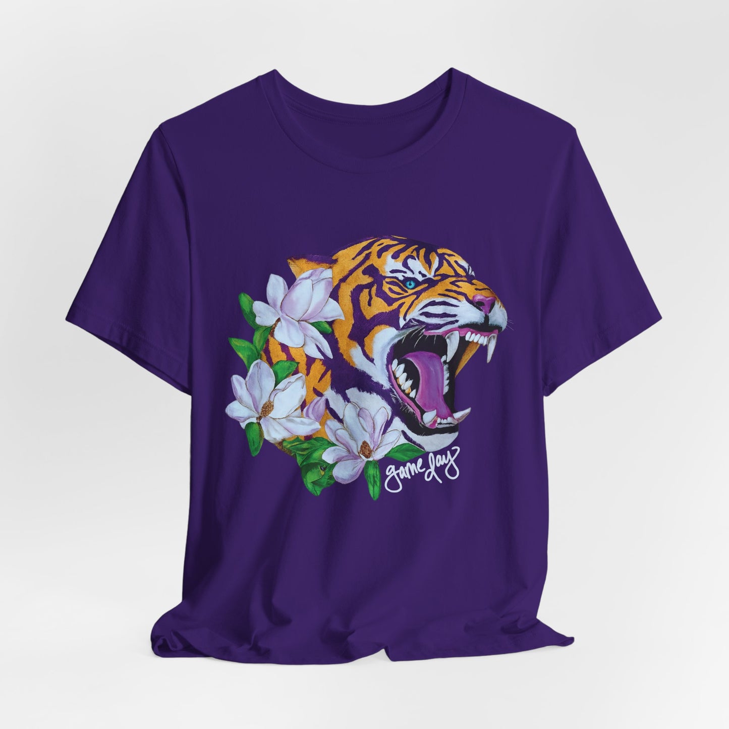 Game Day Roaring Tiger + Magnolias Short Sleeve Tee