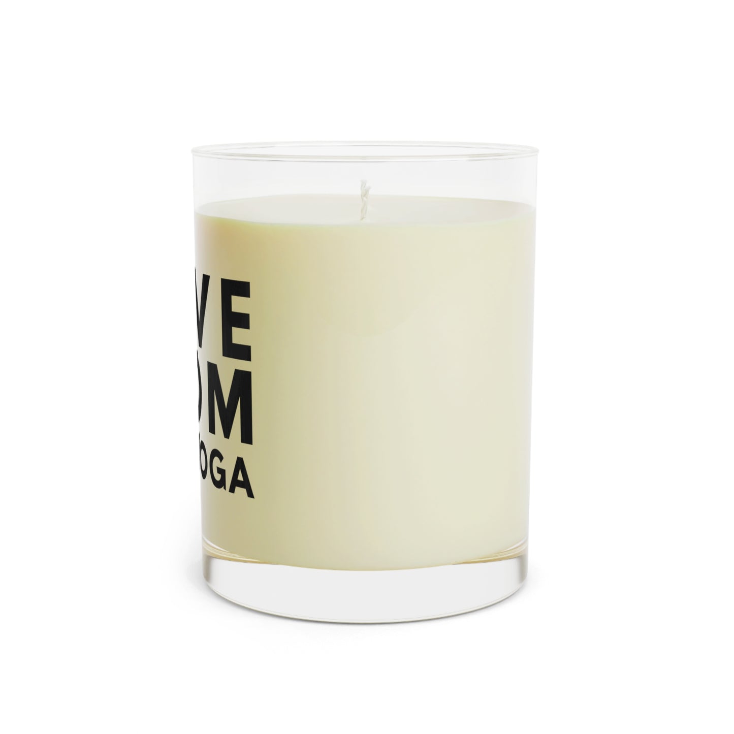 Love From Saratoga Art White Tea + Fig Scented Candle - Full Glass, 11oz