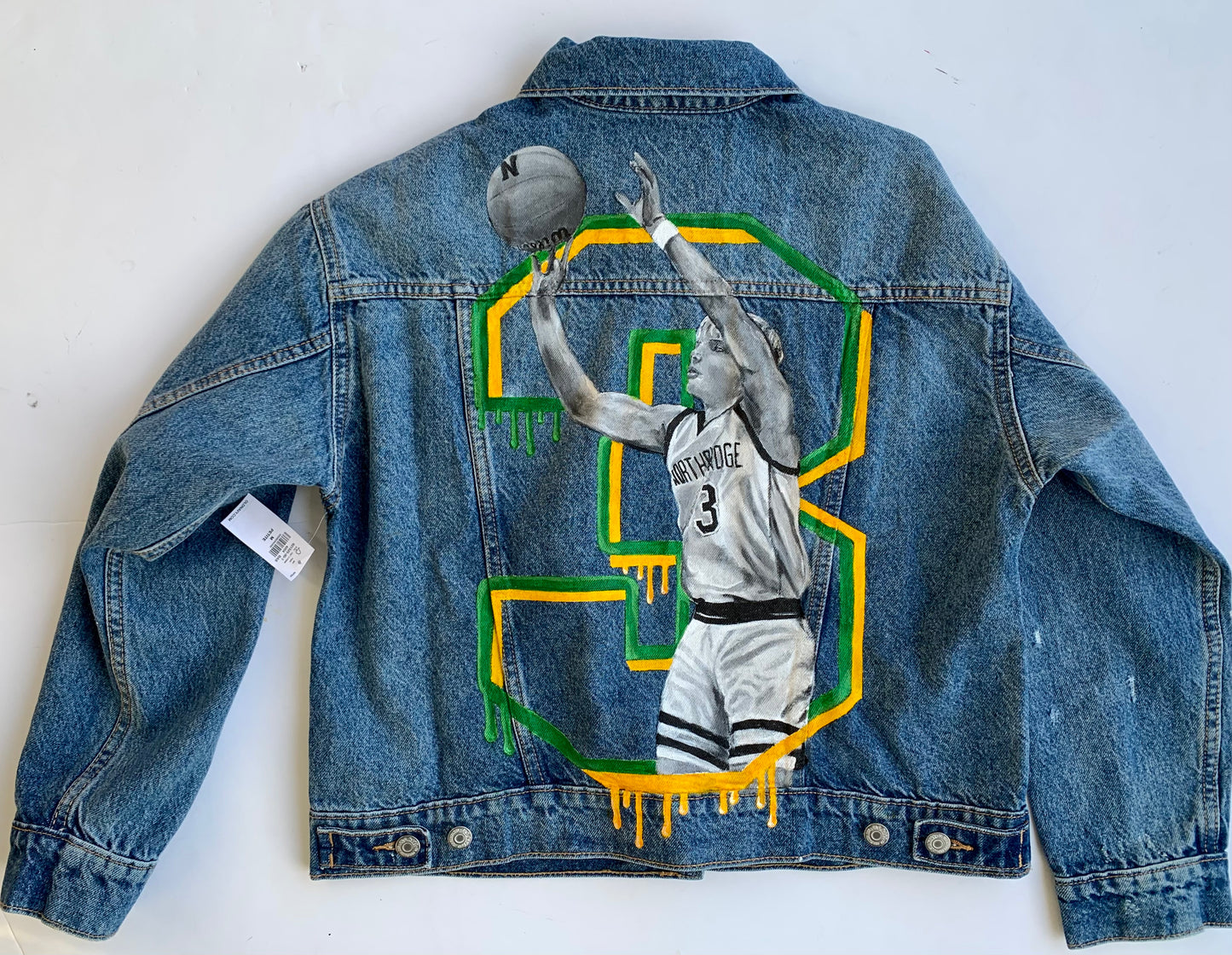 DEPOSIT Hand Painted Portrait Sports Jacket