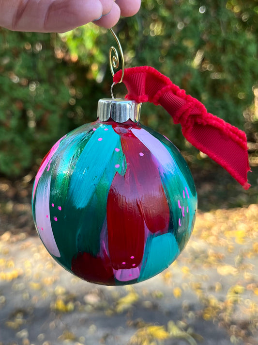 Hand Painted Christmas Ornament #9