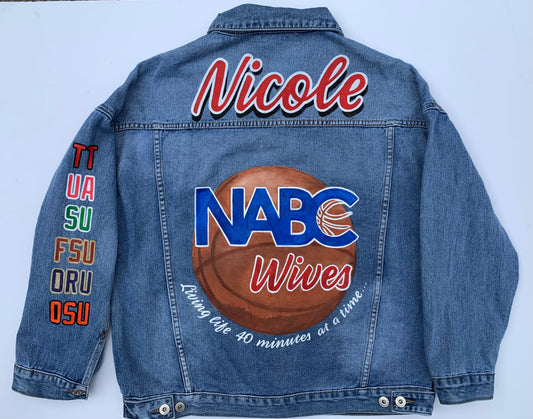 Custom Hand Painted GAME DAY Jacket DEPOSIT
