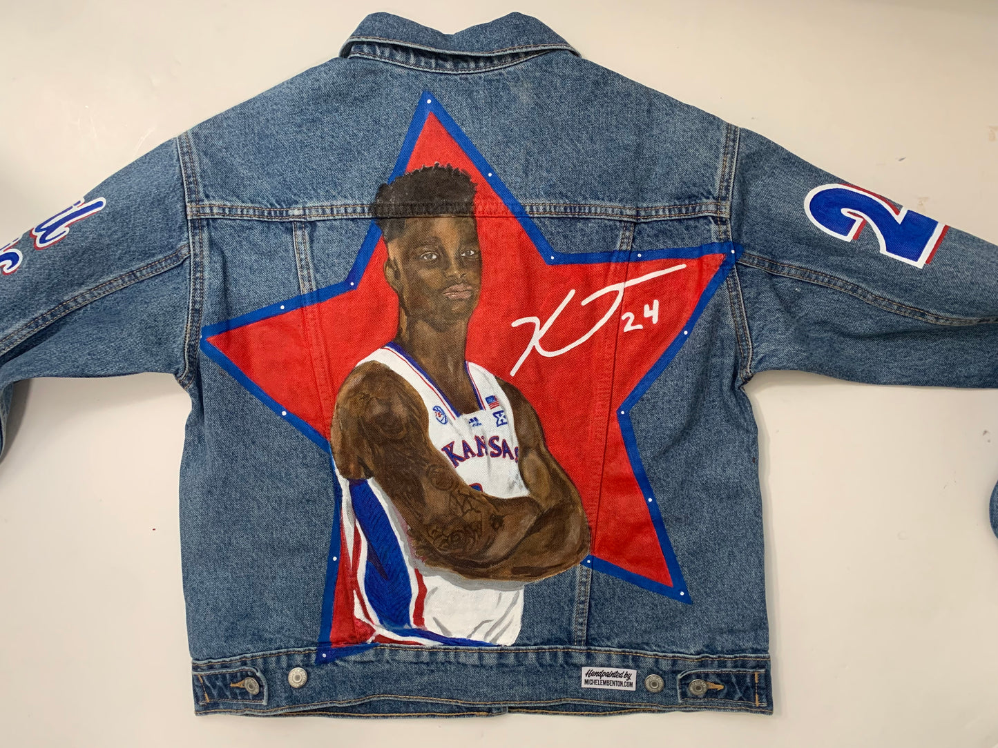 DEPOSIT Hand Painted Portrait Sports Jacket