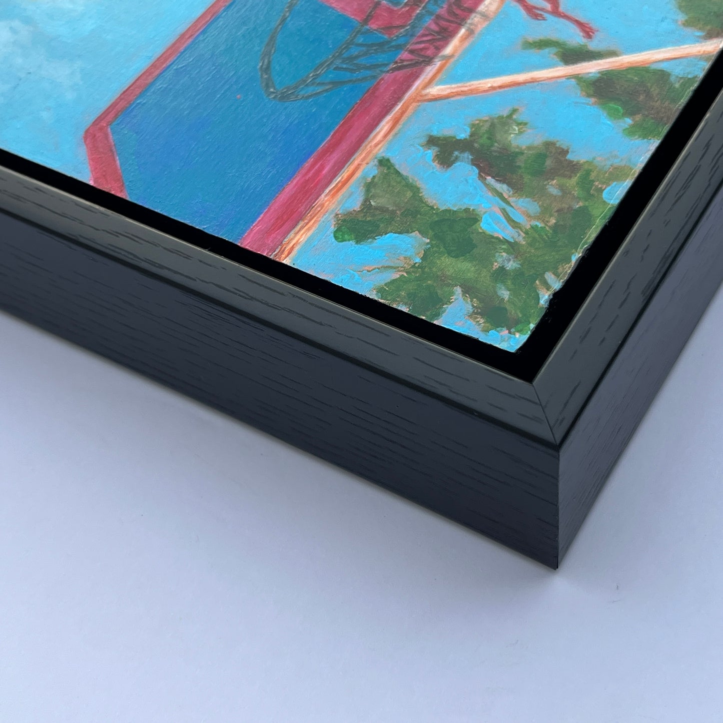 "Blue Skies and Time Flies" Framed Original Painting