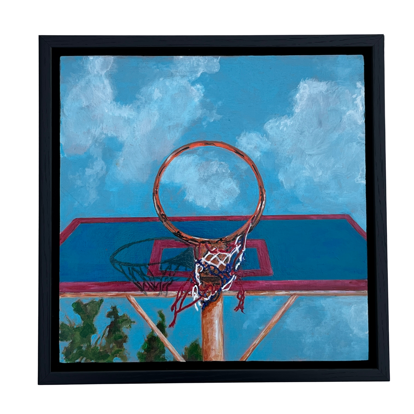 "Blue Skies and Time Flies" Framed Original Painting