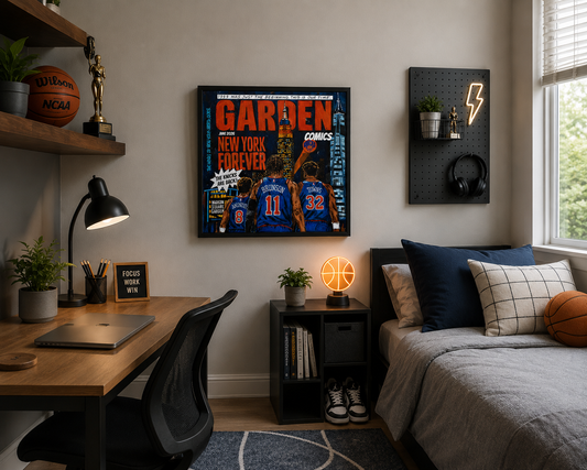 New York Forever Framed, Stretched Canvas Print